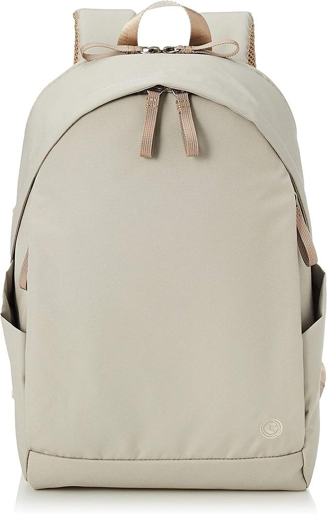 Anello Grande Backpack, A4 Size, Water-Repellent, Multi-Storage, PC Storage, OVL GTR0181Z, Light Beige