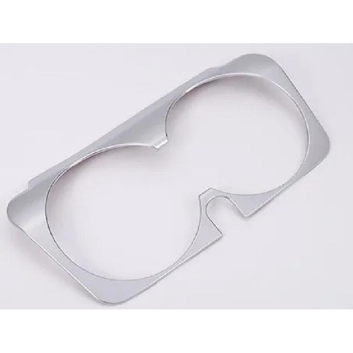 

Стайлинг автомобиля держатель стакана для воды рамка накладки наклейки для Mercedes Benz C Class W205 E Class W213 GLC Class X253 2015- For GLC 2016-2019 серебряный