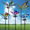 Colorful Butterfly Garden Stake Outdoor Butterfly Ornament Glow in The Dark Butterfly Yard Art Stake for Planter Flower Bed Patio Lawn Pathway Decor