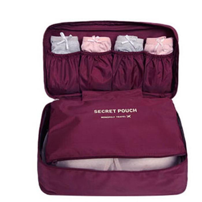 

Простая портативная сумка для хранения нижнего белья, легкий пылезащитный органайзер, многофункциональный дорожный контейнер