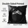 Design BBeny JJr Rapper Cushion Cover Plush Fabric Soft DoubleSided Printed Sofa Warm Winter Home Child Gift Pillow Case