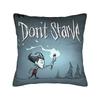 Pillow Cover Don't Starve Maxwell Thinking  Kawaii Pillow Case For Couch Sofa Bedroom Pillowcases