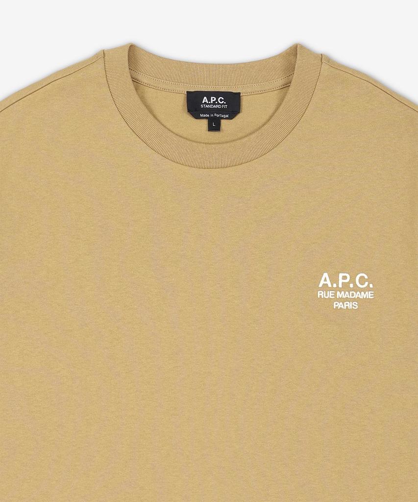 Apesse Lou Madame Standard Fit Short Sleeve T-Shirt - Dark Beige / Cohbum26388Tbl