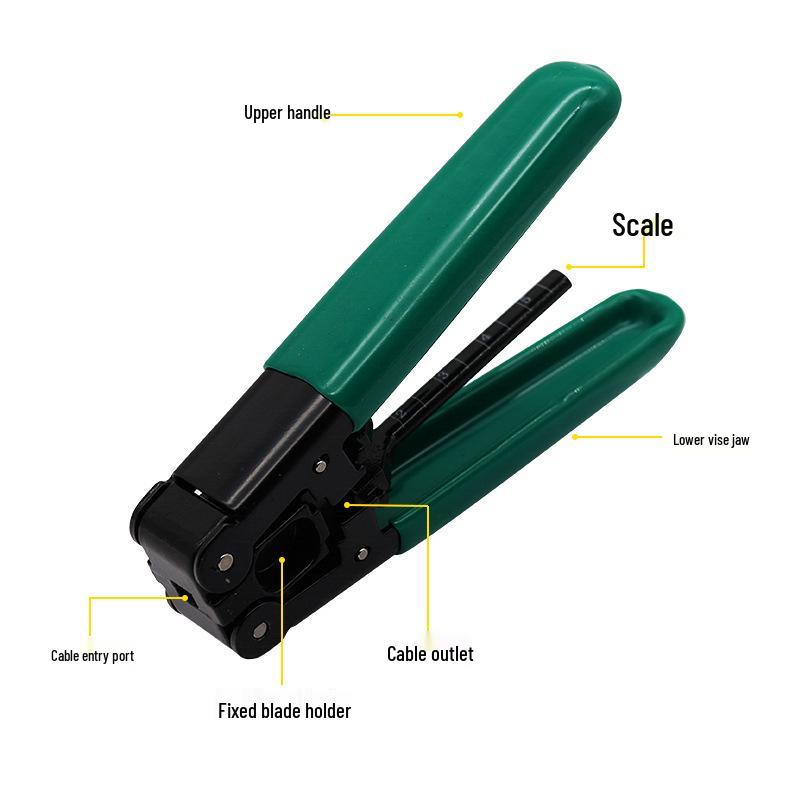 Fiber Optic Cable Stripper and Cold Fusion Tool Set