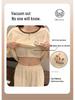 Women's Cute Polka Dot Pajama Set with Built-in Bra, Long Sleeve, Versatile for Indoor & Outdoor Wear - Spring/Autumn 2026 Collection