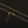 Gold-Plated Universal Necklace for Beads - Cross Pin Design for DIY Pendants