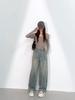 Women's Light Scimitar Jeans: Spring/Autumn 2025 Pear-Shaped Slimming Wide-Leg Pants