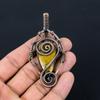 Neelite Gemstone Pure Copper Wire Wrapped Handmade Pendant Jewelry For Gift