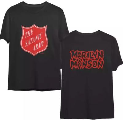 Marilyn Manson The Satanic Army Shirt Doppelseitig