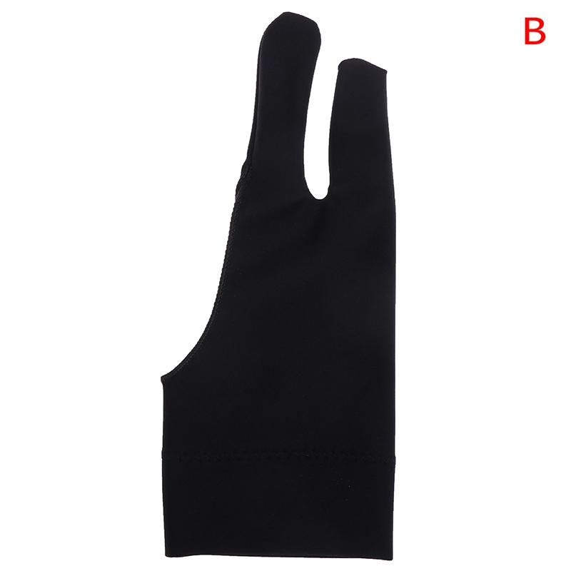 1Pc Artist Glove 2-Fingers Drawing Graphic Tablet Smudge Anti-Fouling Gloves
