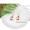 European & American Santa Claus Pendant Earrings - Creative Holiday Fun Design for Women