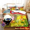 Cute Calimero Bedding Set Single Twin for Full Queen King Size Bed Set Aldult Kid Bedroom soft Duvetcover Sets Kawaii Bed