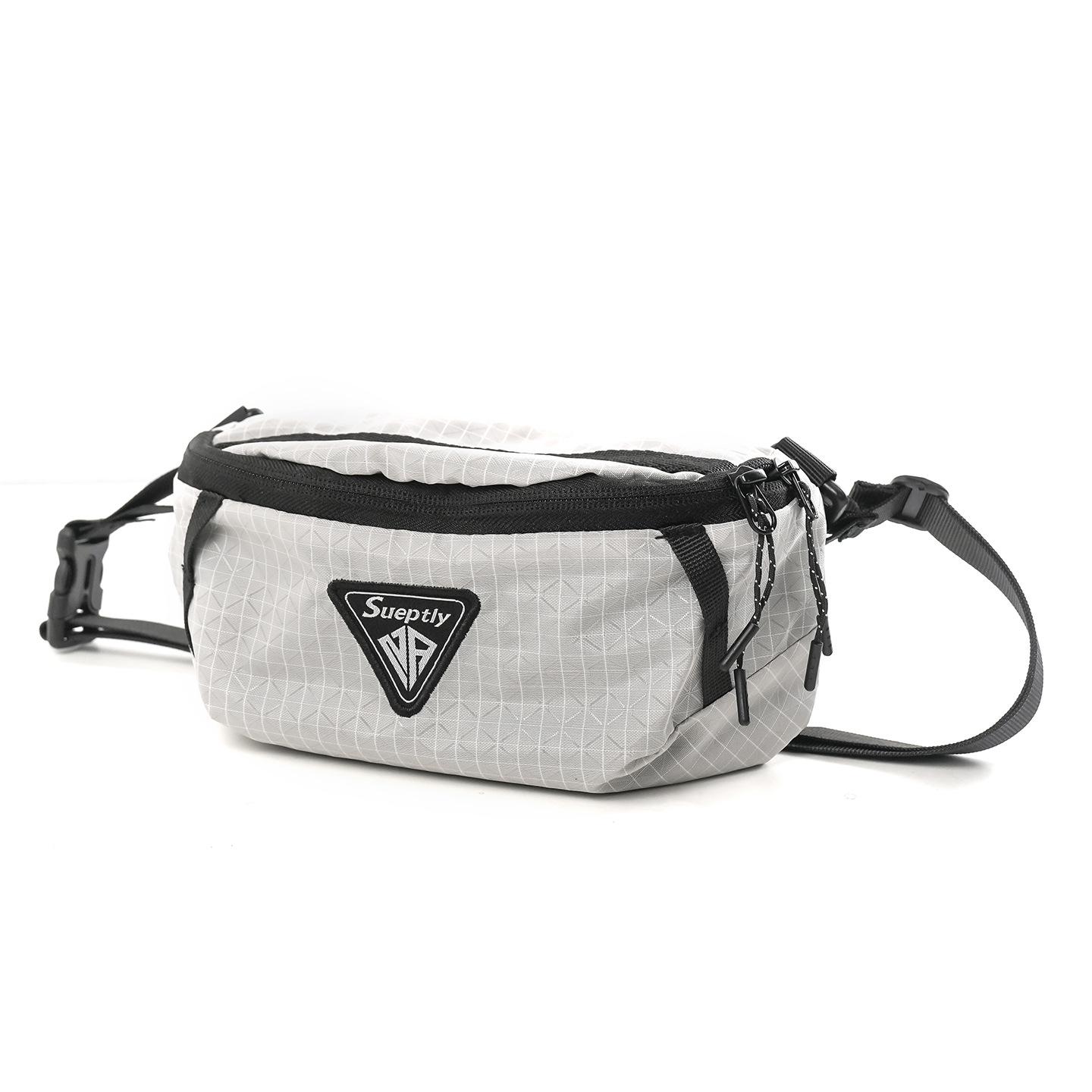 Outdoor hiking fanny pack, lightweight chest bag, men s and women s mountaineering equipment, cycling bag, tide brand commuter messenger shoulder bag
