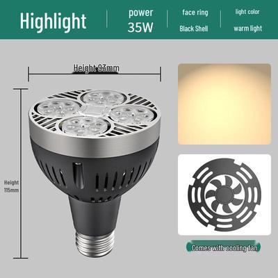 Oeny 35W E27 LED PAR Spotlight Bulb