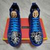 Fashion Men's fashion casual short ankle boots Spring and autumn rivets luxury high top shoes A7