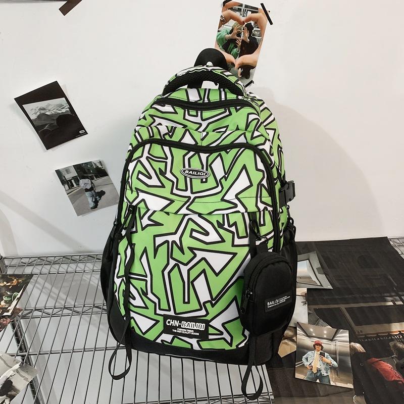 Japanese Large-Capacity Schoolbag Male College Student Leisure Sports Computer Travel Bag Lightweight Backpack Junior High School Backpack