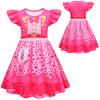 Kids Sleeve Dress for Girls, Casual Everyday Children's Dress
