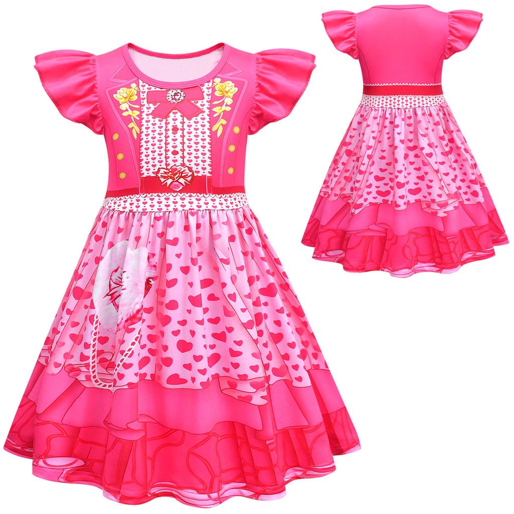 Kids Sleeve Dress for Girls, Casual Everyday Children's Dress
