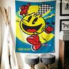Pac-Man G Wall Hanging Printed Fabric Blanket Decorative Tapestries for Bedroom Living Room Home Decor