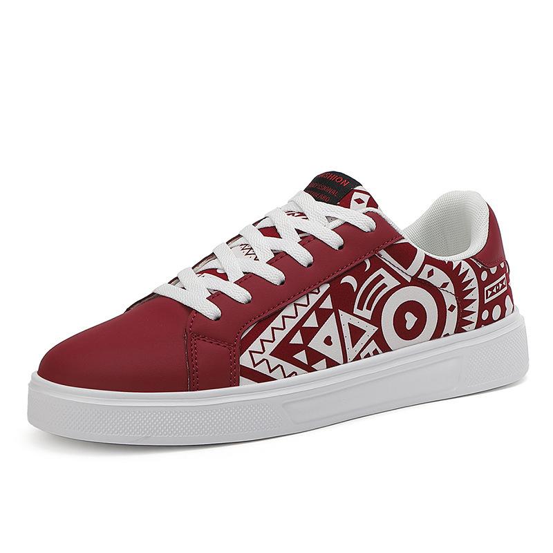 

Летний тренд граффити обувь студенческая мода дышащая приливная обувь пара мужская и женская обувь парусиновая обувь универсальная повседневная обувь для скейтборда 45 красный