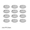  100pcs Stainless Steel Tail Chain Tag Real Gold Electroplated Small Pendant Accessories for Jewelry Making DIY Charms