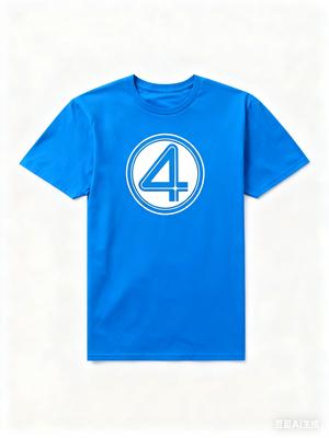 Quarteto Fantástico Genuíno 2026 Novo: Passo 1 Estampa de Logo Moda Feminina Plus Size Manga Curta Esportiva Solta Camiseta