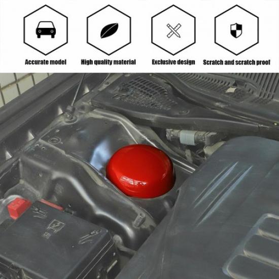 Car Engine Compartment Suspension Cover for Dodge Challenger Charger 2009-21 Red