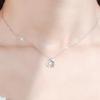 Douyin Live Gold Heart Feather Necklace - Mobius Pendant Women's Collarbone Chain