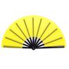Chinese Folding Fan Solid Colour Comfortable Grip Smooth Opening Closing Tai Chi Fan Elegant Classical Dance Accessory