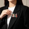 Christmas Theme Lapel Pin Alloy Decor Pin Fashion Animal Pin  Clothes Decor