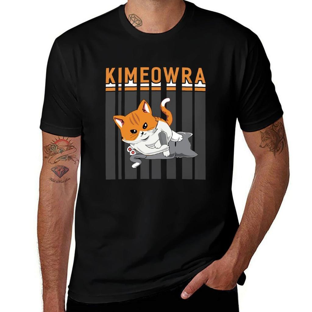 Funny Jiu Jitsu Kimura Kimeowra Cat Tshirt Plus Size Outdoor Casual Top
