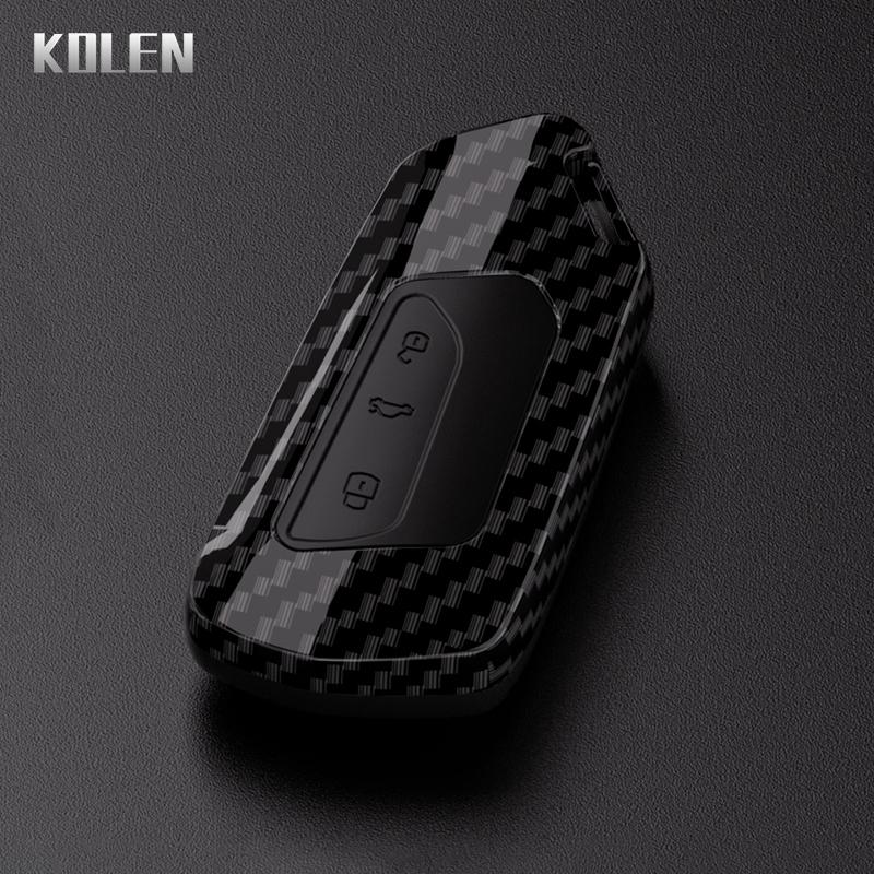 

ABS Чехол для ключа автомобиля Крышка Корпус Брелок Для VW Volkswagen Golf 8 MK8 Skoda Octavia A8 Seat Leon MK4 Cupra Formentor Tarraco Аксессуары