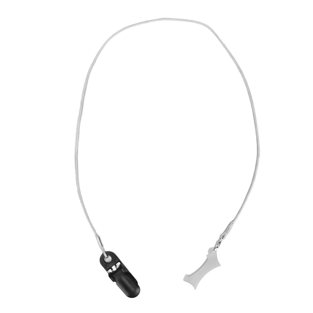 Sound Aid Clip Protector Lanyard Fixation Rope Portable Prevent Lost Sound Amplifier Clip Holder Bla