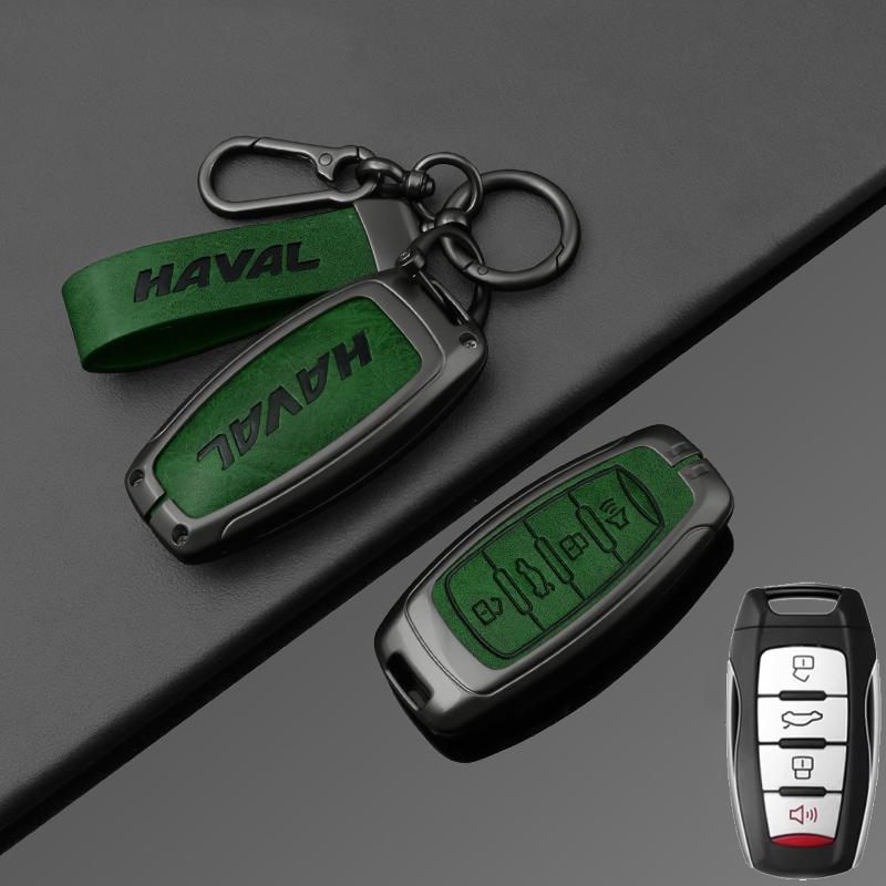 Zinc Alloy Car Key Case Protector Cover for Great Wall Haval Jolion 2022 H6 H7 H4 H9 F5 F7 F7X F7H H2S GMW Dargo Accessories
