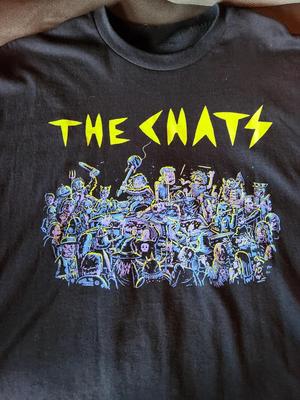 The Chats Band  Black Color Heavy Cotton All Size To 4XL Shirt NI395 Unisex T-Shirt