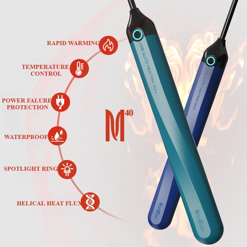 Automatic Temperature Control Heating Rod USB Plug-in Constant Temperature Heater for Adult Products Male Sex Toys Airplane Cup