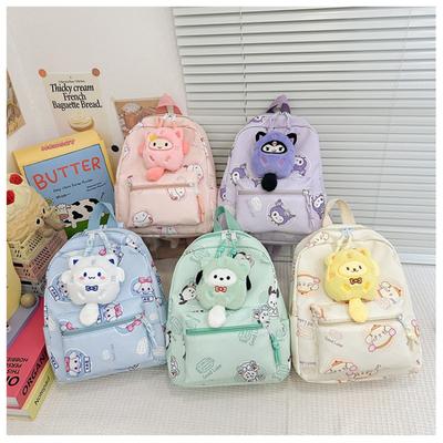 New Children's Kindergarten Schoolbag Cartoon Cute Boys and Girls To Reduce the Burden and Protect the Spine Backpack Fashion