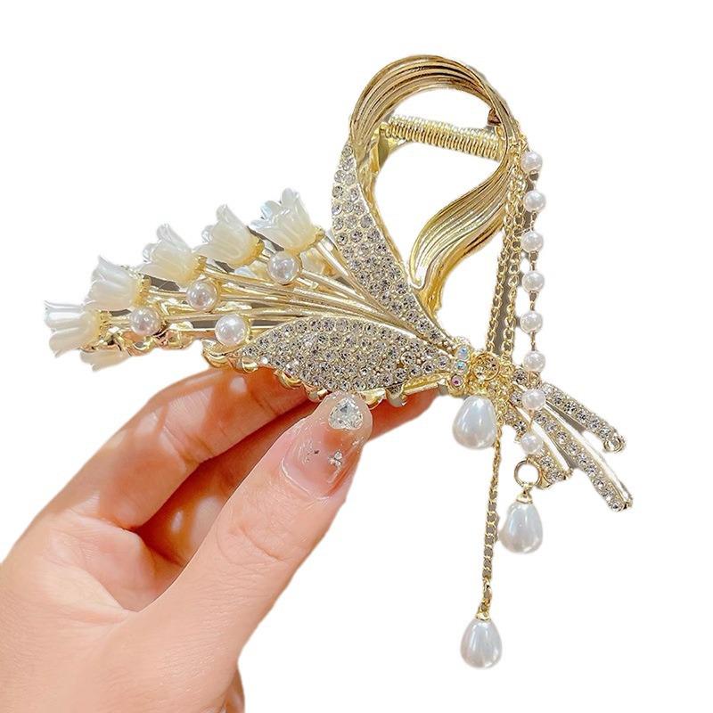 Women's Large Ancient Style Tassel Hair Clip Updo Hairpin Ornament