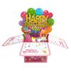 Happy Birthday Card,3D Pop Up Birthday Greeting Card For Baby Gril,Daughter,Granddaughther,Niece With 1 Envelop,1 Message Card