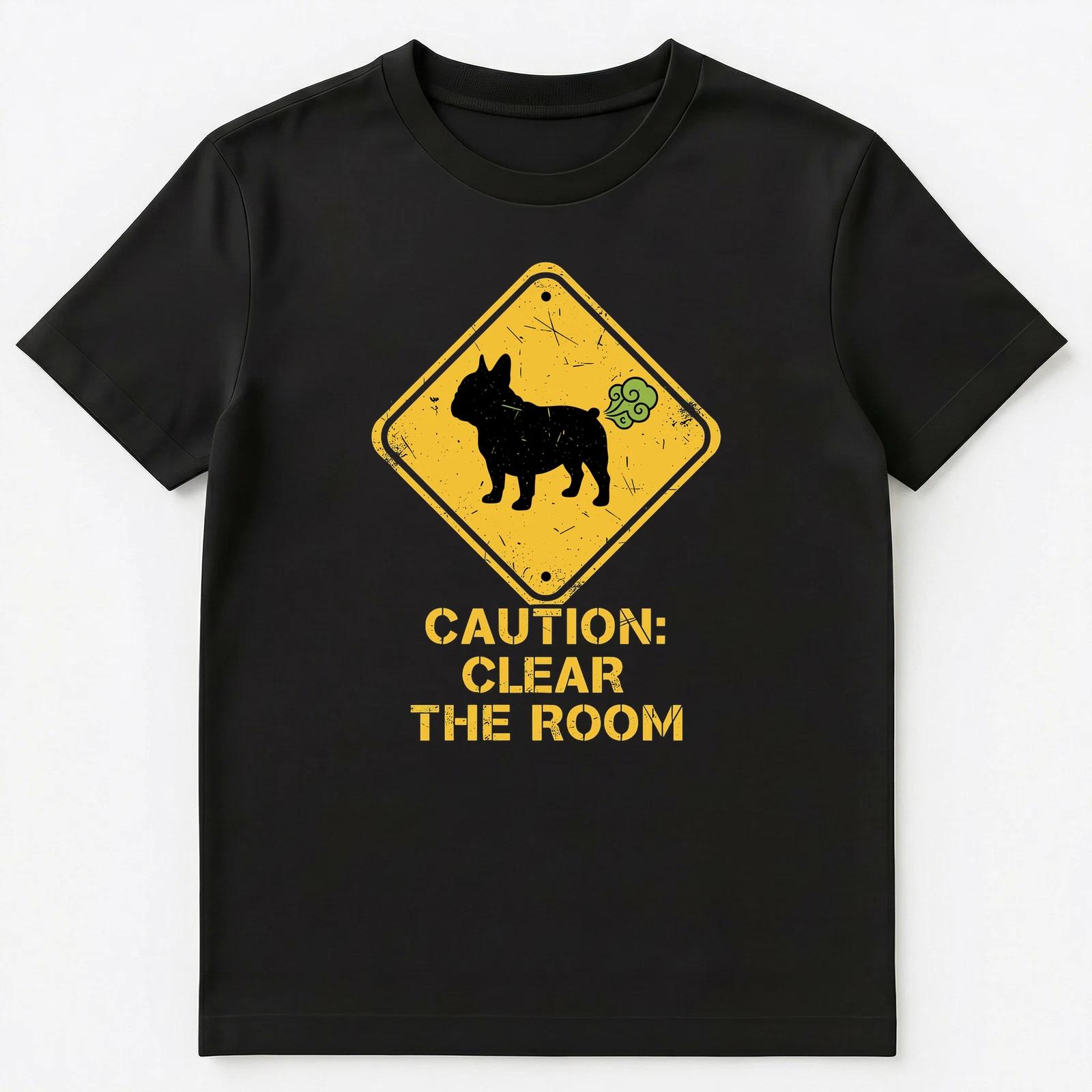 French Bulldog Owner Gassy Bulldog Alert Pet Humor Unisex T-Shirt L