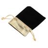 50pcs 7 X 9cm Velvet Bag Soft Drawstring Pouch Jewelry Wedding Gift Storage BagBlack