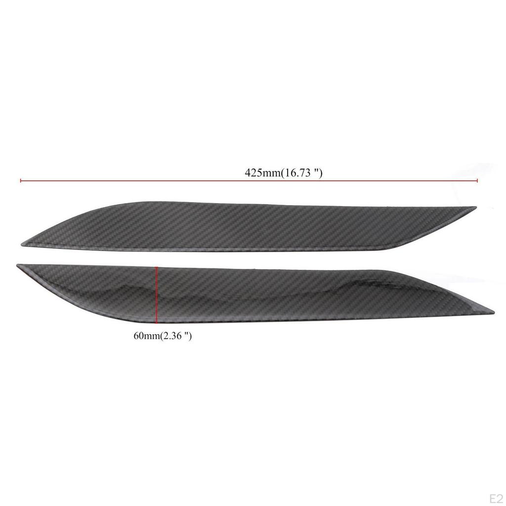 2Pcs Front Vehicle Splitter Spoiler Planes Diffuser Fits