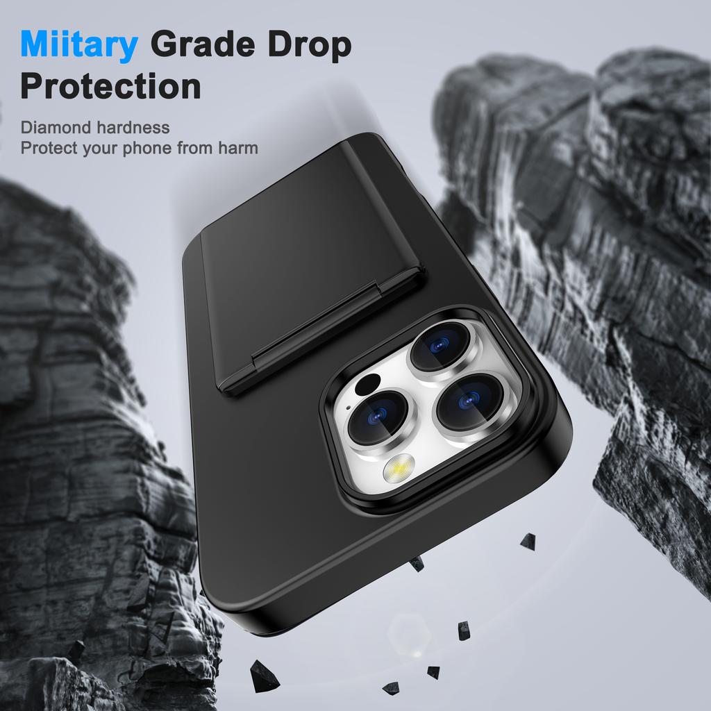 Card Pocket Holder Hard Phone Bag Case for Iphone 17 Pro Max Air 16 15 14 Plus 13 Pro Iphone16 Iphone17 Back Cover