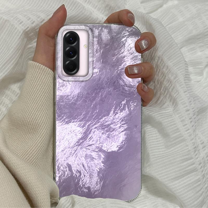 Husă pentru fete cu textură de gheață în gradient pentru Samsung Galaxy A56 A16 A26 A36 A06 A55 A35 A25 A15 A12 A32 A54 S24 S25 S22 S23 FE