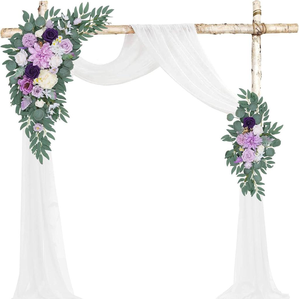 Wedding Arch Decoration Corner Flower Simulation Stage Background Flower Ceremony And Reception Background Decoration