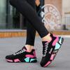 Women's Colorblock Sports Shoes, Casual Lace Up Low Top Running Sneakers, All-Match Breathable Walking Trainers