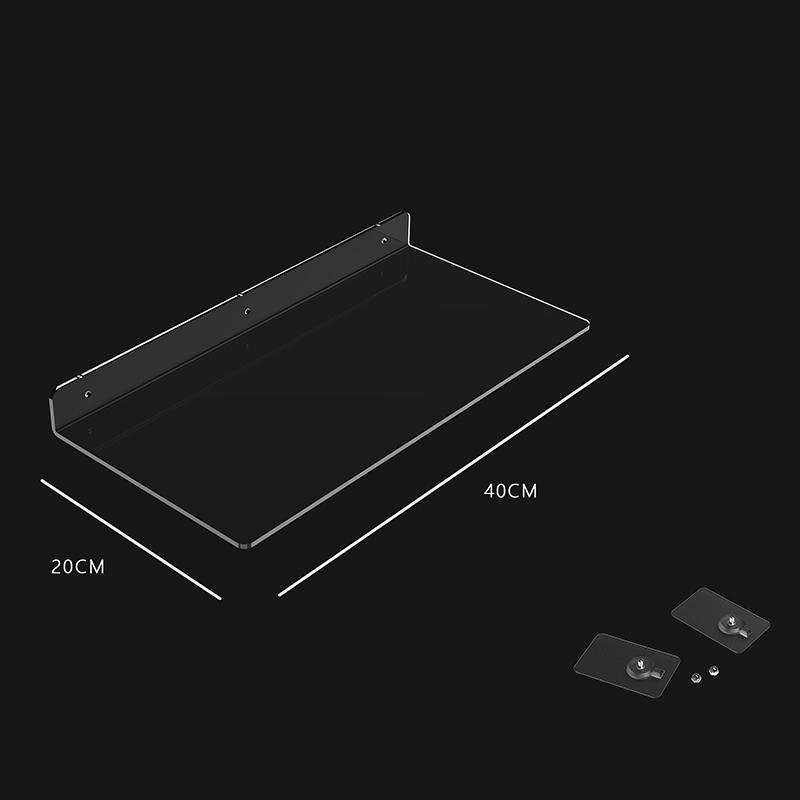 Clear Acrylic Shelves for Wall,Invisible Mounted Display Ledge Kids Bookshelf for Bathroom,Living Room,Bedroom,Kitchen,Study