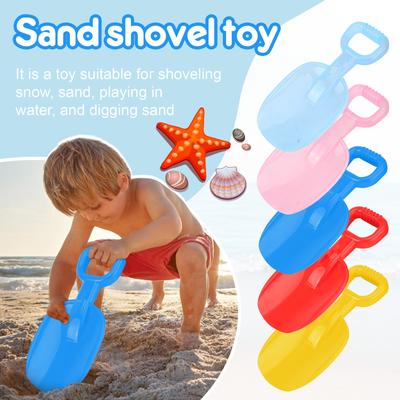 Beach Shovels Beach Shovels For Kids Heavy Duty Plastic Assorted Colors Scoop Shovel Toys With Handle For Digging Sand And Beach Fun