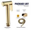 Brass Cold Bidet Sprayer Shattaf Set Toilet Cleaning Spray Gun Bathroom Bidet Faucet