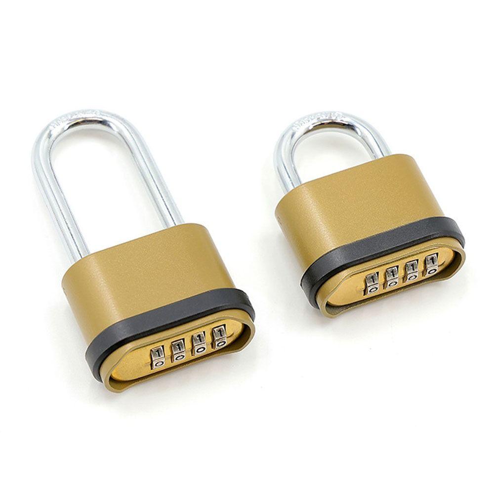 Stylish Zinc Alloy Heavy Duty Padlock With Password Waterproof Combo Locks 4-Digit Door Lock Fence
